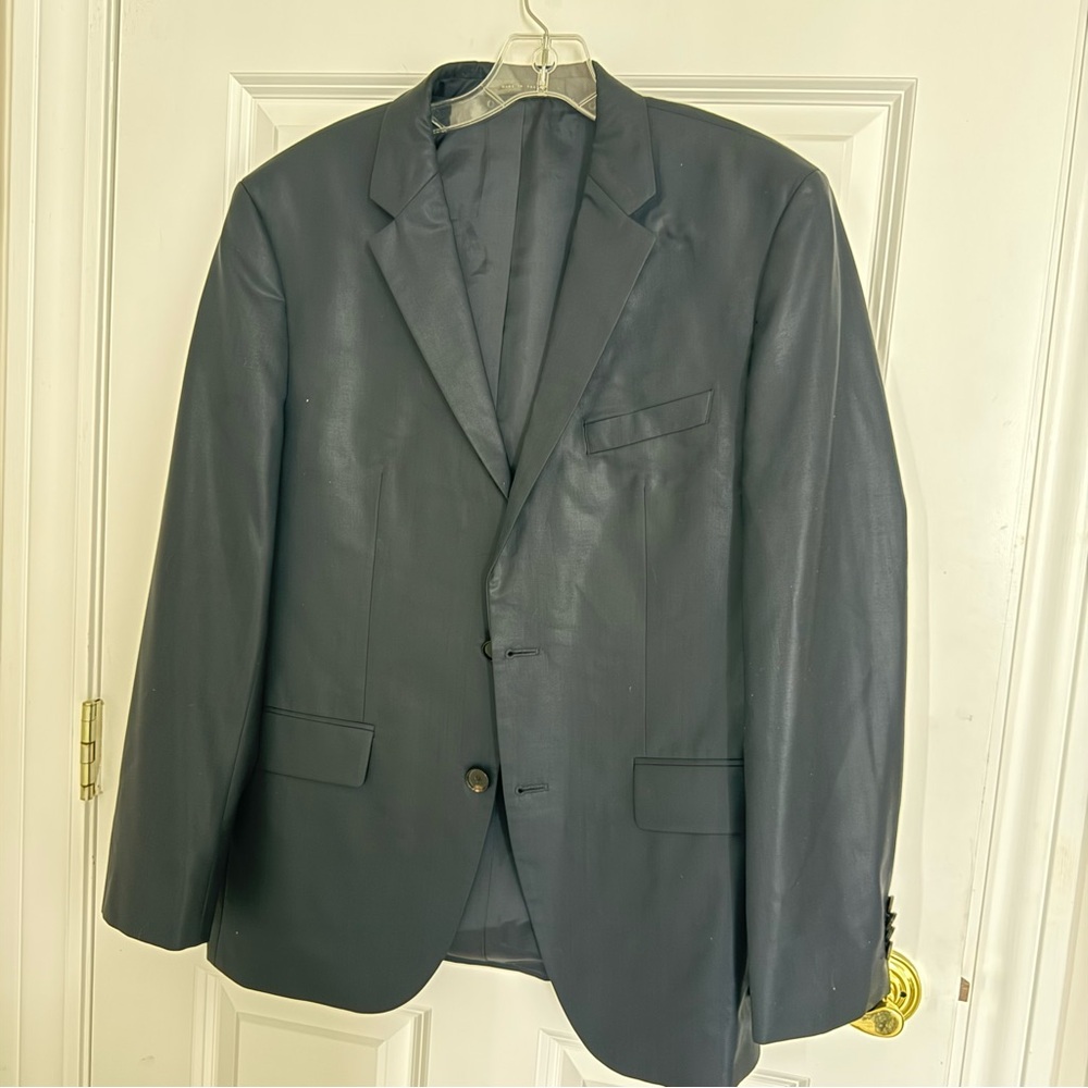 Boss Men's Charcoal Gray Two-Piece Suit Jacket & Trousers - Picture 3 of 3